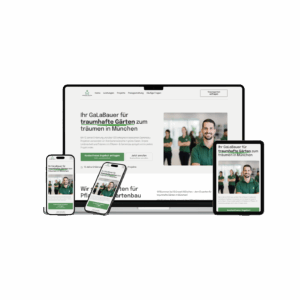 Gartenbau Homepage Konfigurator